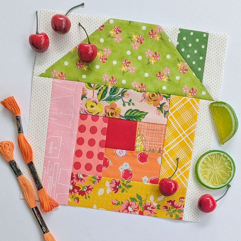 Fat Quarter Shop Sewcialites 3 Block 3 "Cabin Life", sewn by Cara Brooke of That Crafty Cara