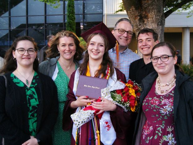 Proud family of a White River High School graduate, class of 2026